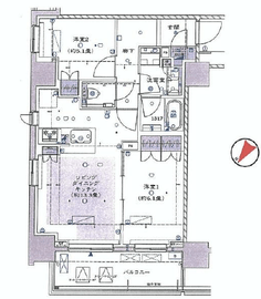 ザ・パークハウスアーバンス東五反田 9階 間取り図