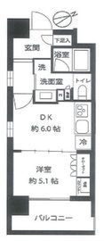 グランスイート高円寺 6階 間取り図