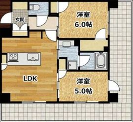 エクセレントシティ新丸子 2階 間取り図