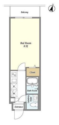 アルファコート北綾瀬2 402 間取り図