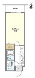 アルファコート北綾瀬2 205 間取り図