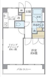 レジデンス西馬込 502 間取り図