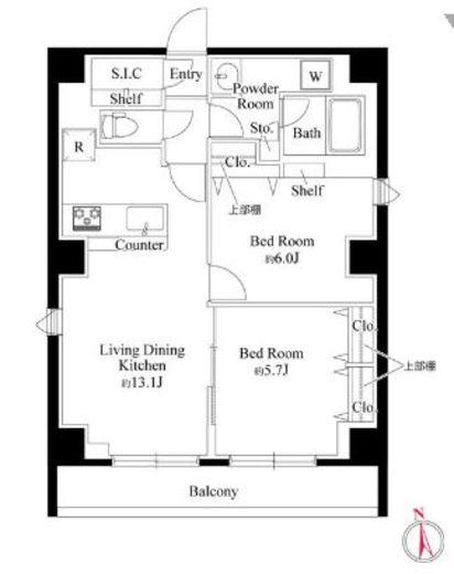 GRAN PASEO日本橋EAST (グランパセオ日本橋イースト) 1001 間取り図