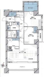 オリンピアード麻布霞坂 4階 間取り図