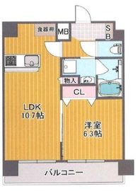 シンフォニー北新宿の杜 1101 間取り図