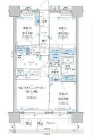 グランウィッシュ浅草イースト 9階 間取り図