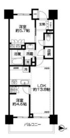 パークホームズ杉並和泉ザレジデンス 7階 間取り図