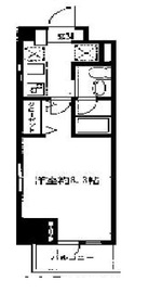 ルクレ日本橋馬喰町 1105 間取り図