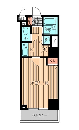 HF日本橋レジデンス 1303 間取り図