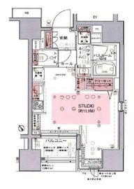 ベルジェンド文京千駄木ノーブル 12階 間取り図