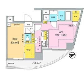 クレヴィスタ武蔵小山 9階 間取り図