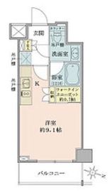 アプリーレ池上 3階 間取り図