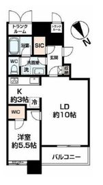 ザ・タワーズ台場 イースト 6階 間取り図