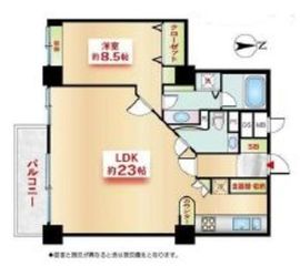 広尾ガーデンヒルズ 10階 間取り図