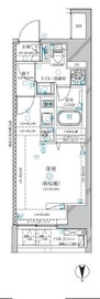 ディアレイシャス錦糸町 3階 間取り図