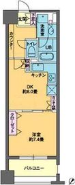 パークキューブ日本橋水天宮 1002 間取り図