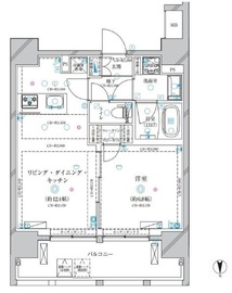 ディアレイシャス錦糸町 11階 間取り図