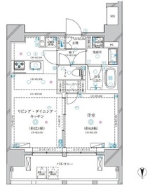 ディアレイシャス錦糸町 12階 間取り図