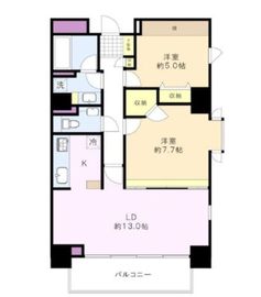 グランドメゾン代々木公園 802 間取り図