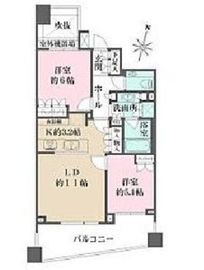 パークハウス護国寺 3階 間取り図