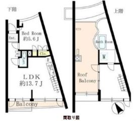 モノデコール石神井公園 306 間取り図