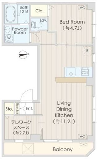 サンテラス令和－KNレジデンス－ 202 間取り図