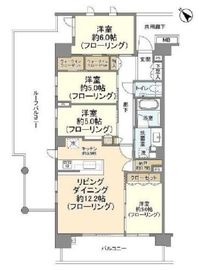 シティハウス吉祥寺南パークフロント 6階 間取り図