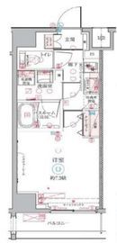 クレヴィスタ三ノ輪 8階 間取り図