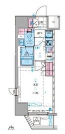 ジェノヴィア新宿早稲田グリーンヴェール 10階 間取り図