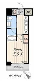 PEACE芝浦 (ピース芝浦) 705 間取り図