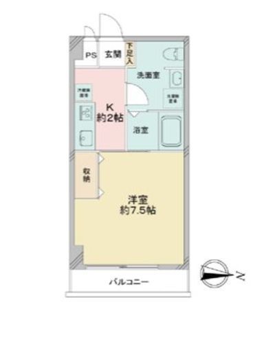 レジデンス錦糸町 403 間取り図