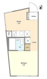 est Largo SHIBUYA (エストラルゴ渋谷) 204 間取り図