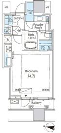 パークコート渋谷ザタワー 7階 間取り図