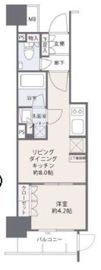 オープンレジデンシア麻布六本木 2階 間取り図