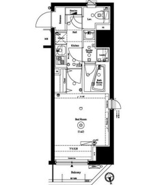 アクサス神楽坂Sta． 6階 間取り図