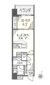 グローリオ新中野ブランデコ 7階 間取り図