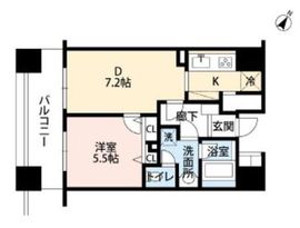 クレール中野 202 間取り図