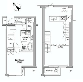 代官山BLESS 212 間取り図