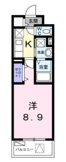 Petit maison青葉台 (プティメゾン青葉台) 204 間取り図