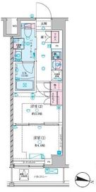 GENOVIA押上Ⅱ (ジェノヴィア押上Ⅱ) 3階 間取り図