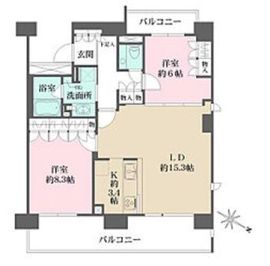 番町レジデンス 602 間取り図