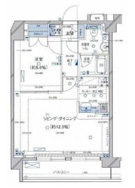 パレステュディオ代々木上原 5階 間取り図