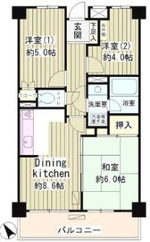 ジョイム奥沢 203 間取り図