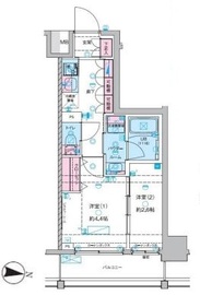 GENOVIA木場Ⅱ (ジェノヴィア木場Ⅱ) 5階 間取り図