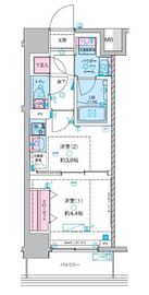 GENOVIA木場Ⅱ (ジェノヴィア木場Ⅱ) 2階 間取り図
