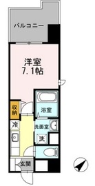 ヒルフラット大崎 501 間取り図