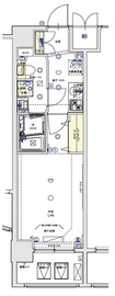 ジェノヴィア浜松町グリーンヴェール 4階 間取り図