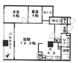 ガレリアグランデ 4階 間取り図