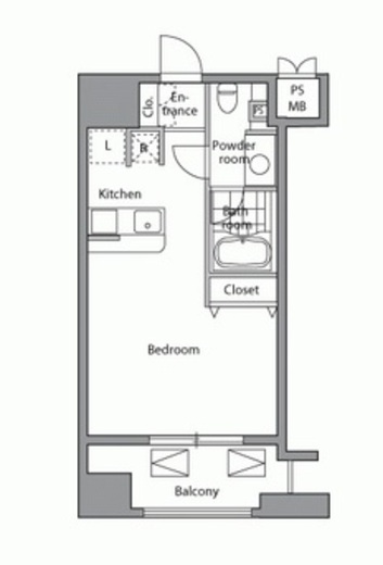 ピアネッタ汐留 904 間取り図