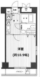 ガラ・シティ芝公園 1302 間取り図